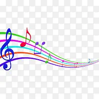 彩色五线谱-空若网 彩色五线谱-空若网