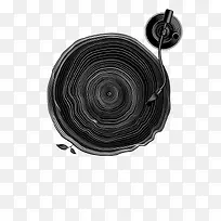 树轮唱片机-空若网 树轮唱片机-空若网