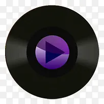 唱片质感扁平化图标-空若网 唱片质感扁平化图标-空若网