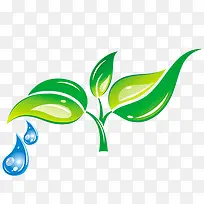 矢量小草和水-空若网 矢量小草和水-空若网