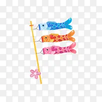 小鱼卡通矢量素材-空若网 小鱼卡通矢量素材-空若网