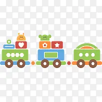 卡通可爱小火车-空若网 卡通可爱小火车-空若网
