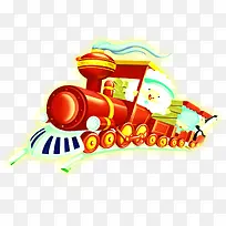 手绘小火车小动物-空若网 手绘小火车小动物-空若网