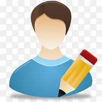 小人铅笔质感系统PNG图标-空若网 小人铅笔质感系统PNG图标-空若网