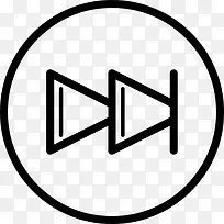 快进按钮图标-空若网 快进按钮图标-空若网