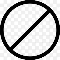 禁止信号图标-空若网 禁止信号图标-空若网