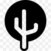 圆形的树图标-空若网 圆形的树图标-空若网