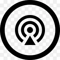 播客的圆形按钮图标-空若网 播客的圆形按钮图标-空若网