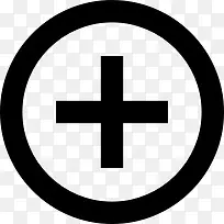 圆形的添加按钮图标-空若网 圆形的添加按钮图标-空若网