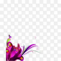 彩色梦幻手绘蝴蝶-空若网 彩色梦幻手绘蝴蝶-空若网