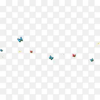 彩色蝴蝶手绘美景-空若网 彩色蝴蝶手绘美景-空若网