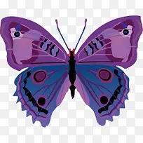 彩色蝴蝶矢量素材-空若网 彩色蝴蝶矢量素材-空若网