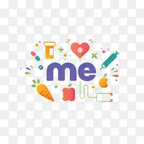 扁平化可爱图形-空若网 扁平化可爱图形-空若网