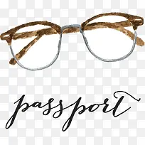 手绘眼镜-空若网 手绘眼镜-空若网