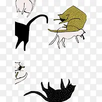 猫创意图形-空若网 猫创意图形-空若网
