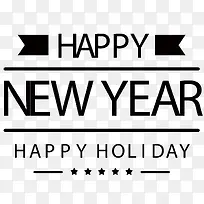 新年快乐英文字体-空若网 新年快乐英文字体-空若网