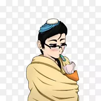 扇子艺术动画素描-病态-空若网 扇子艺术动画素描-病态-空若网