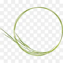 绿色小草圆环-空若网 绿色小草圆环-空若网