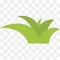 绿色小草矢量图-空若网 绿色小草矢量图-空若网