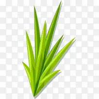 绿色卡通小草-空若网 绿色卡通小草-空若网