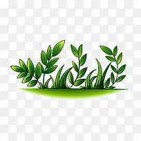 卡通小草素材-空若网 卡通小草素材-空若网