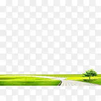 草地小路-空若网 草地小路-空若网