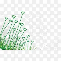 小清新手绘小草矢量素材-空若网 小清新手绘小草矢量素材-空若网