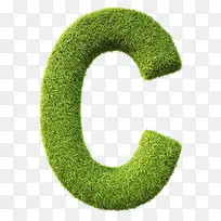 小草组成字母C-空若网 小草组成字母C-空若网