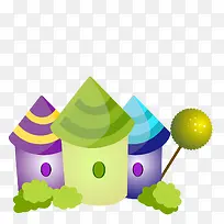 卡通房子-空若网 卡通房子-空若网