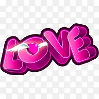 七夕情人节LOVE翅膀-空若网 七夕情人节LOVE翅膀-空若网