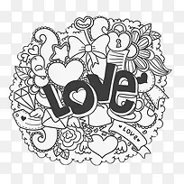 爱的黑白图片-空若网 爱的黑白图片-空若网