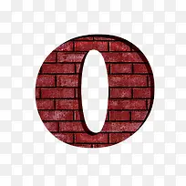 红砖墙字母o-空若网 红砖墙字母o-空若网
