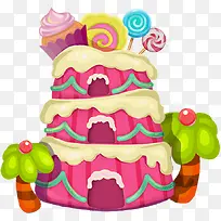 卡通创意蛋糕-空若网 卡通创意蛋糕-空若网