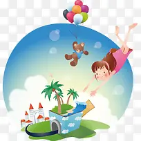 可爱 漫画风格 背景 文案背景-空若网 可爱 漫画风格 背景 文案背景-空若网