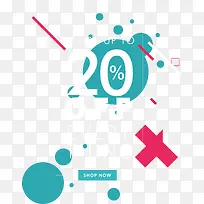 矢量促销数字-空若网 矢量促销数字-空若网