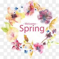 文案背景元素 春天 背景装饰-空若网 文案背景元素 春天 背景装饰-空若网