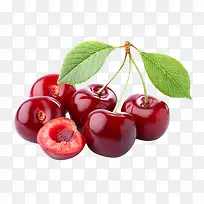 高清摄影红色质感新鲜的樱桃-空若网 高清摄影红色质感新鲜的樱桃-空若网