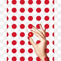 红色波点-空若网 红色波点-空若网
