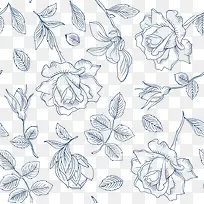 手绘玫瑰手绘元素情人节-空若网 手绘玫瑰手绘元素情人节-空若网