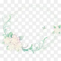 矢量圆形花纹边框-空若网 矢量圆形花纹边框-空若网