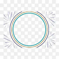 矢量彩色圆形装饰边框-空若网 矢量彩色圆形装饰边框-空若网