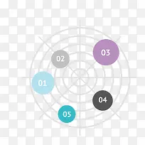 矢量ppt圆形边框素材-空若网 矢量ppt圆形边框素材-空若网