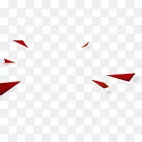 红色三角形碎片背景海报-空若网 红色三角形碎片背景海报-空若网