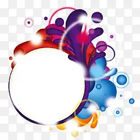 时尚圆形边框-空若网 时尚圆形边框-空若网