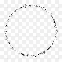 春天圆形边框素材-空若网 春天圆形边框素材-空若网