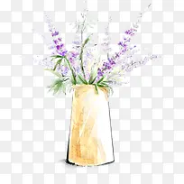 绘画花束水彩插画-空若网 绘画花束水彩插画-空若网