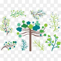 文艺植树节弯型树枝-空若网 文艺植树节弯型树枝-空若网