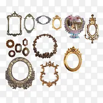 欧式相框免抠素材-空若网 欧式相框免抠素材-空若网