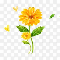 手绘向日葵-空若网 手绘向日葵-空若网