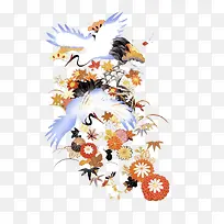 水彩花朵菊花-空若网 水彩花朵菊花-空若网